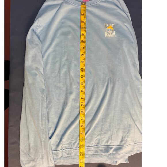 LAT Light Blue Salty Dog Long Sleeved T Shirt Size Large - Picture 4 of 6